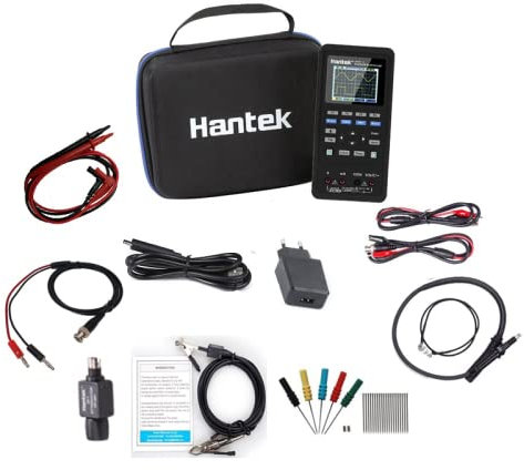Hantek 2D82Auto kit I/II/III Digital Car Handheld Oscilloscope 4 In 1 + Multimeter 80MHz Signal Source Automotive Diagnostic 250MSa/S Portable