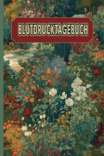 Blutdruck Tagebuch: Verfolge deinen Blutdruck Zwei Jahre lang. A5 Format , 120 Seiten