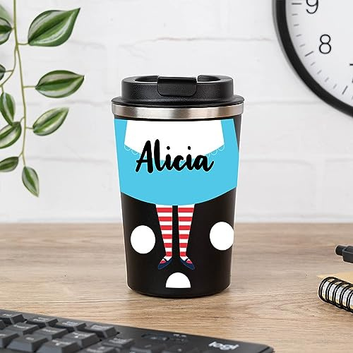 Wanapix | Mug Isotherme Personnalisé 350 ml | Personnalisable Avec Nom | Tasse à Café | Tasse Thermos Double Couche | Acier Inoxydable | Sans BPA | Legs Wonderful