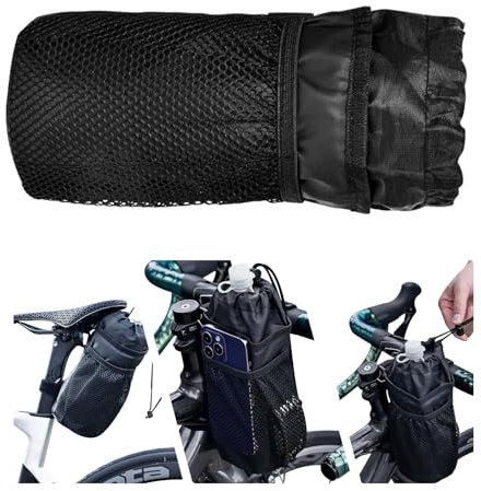 Large Bike Water Bottle Holder,Stem Bag,Bicycle Handlebar Drink Holder,Bike Cup Holder,Bike Water Bottle Cage,Bicycle Bottle Holder,Cycling Bottle Cages for Road Bikes,Mountain Bike Accessories