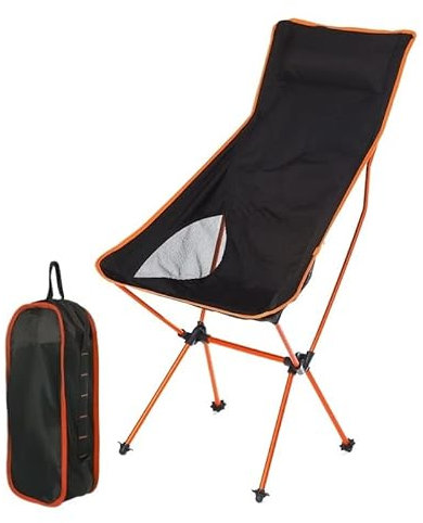 EPOTRDCV Outdoor-Stuhl Klappbarer Campingstuhl Angelstuhl Outdoor-Camping-Picknicksitz Aluminium Tragbarer ultraleichter Klappstuhl Strandstuhl für Angelutens