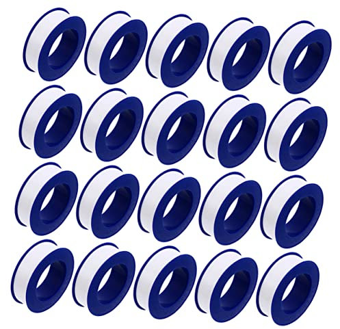 BELLIFFY Ptfe Dichtungsband Gewindedichtend 20 Rollen Sanitär Klebeband Für Wasserhähne Langlebiges Und Flexibles Rohrband Aus Ptfe