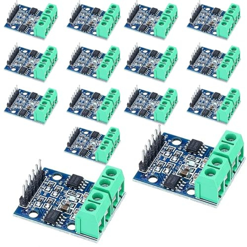 15pcs L9110S DC Motor Drive Modul Schrittmotor Antrieb Controller Board 2,5-12V gleichzeitig einen Dual-Gleichstrommotor oder einen 4-Draht-2-Phasen-Schrittmotor antreiben