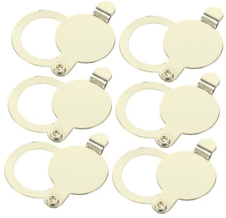 Veemoon 6pcs Cat's Eye Protection Covers for Door Peephole Cover Only Door Lock Latch Protector Peephole Viewer Protector