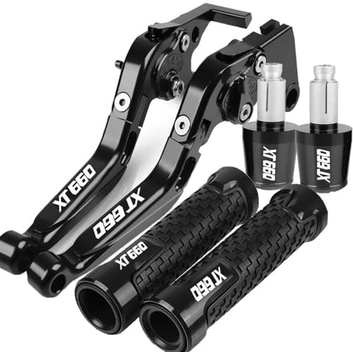 YFYFY Für Yamaha XT660 XT660R XT660X Tenere XT 660 2004-2017 2016 2015 2014 2013 Motorrad Bremse Kupplung Hebel Griffe Griff Bar Griffe Ersetzen(16)