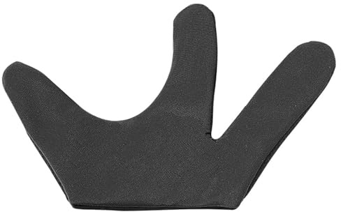 Protective Curling Wand Glove Black Three-finger Design Heat Resistant | Cotton Cloth and Non-woven Cloth, Double-layered Build, for Hand Use during Hair Styling and Straightening