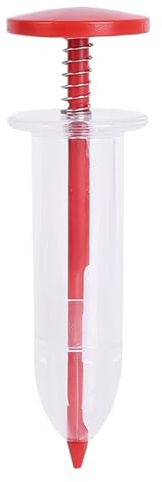 Knowlife Spandisemi Manuale Portatile, Attrezzo Manuale per Semina Piantine con Punteruolo, Distributore Riutilizzabile Design Ergonomico Per Giardinaggio Fattoria Casa Esterno