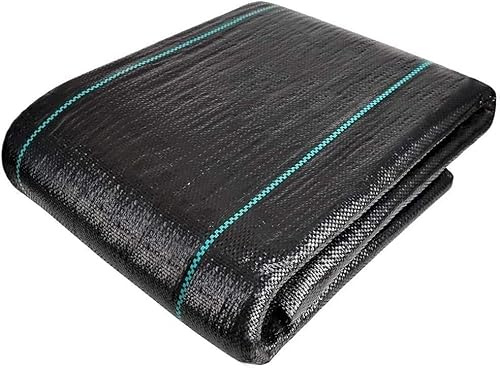Heavy Duty Weed Control Membrane 6ft - Durable Driveway Fabric Underlay for Garden and Landscape Weed Suppression(1.8mx50m)