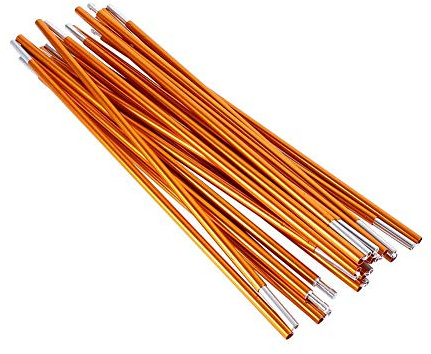 Bnineteenteam Aluminium Zeltstange Campingzelte Und Zubehör, 2 Stk, Orange, Metallic Straight