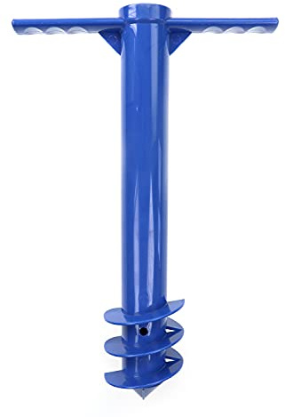 ELLUG Schirmständer Bodenhülse für Sonnenschirm 24 * 38cm Halterung Rasendorn Bodendübel Strand Garten