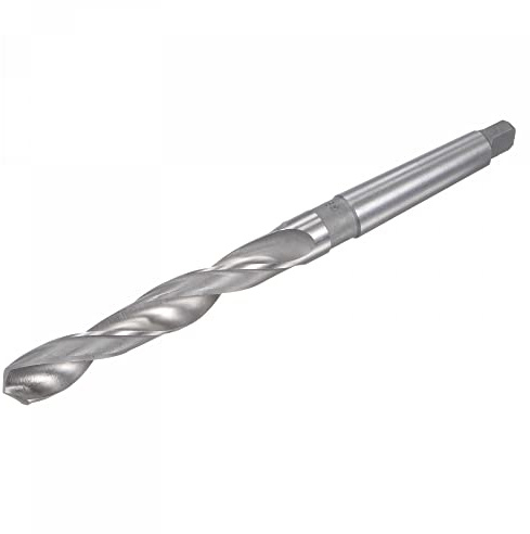 sourcing map 18mm High-speed Steel Twist Bit Extra Long Drill Bit with MT2 Morse Taper Shank, 220mm Overall Length