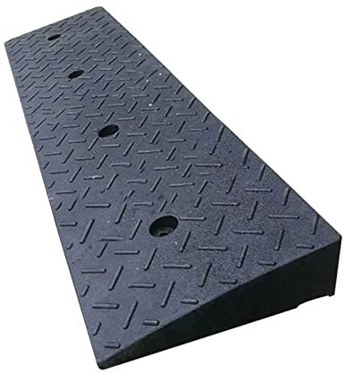 100x25cm Bordsteinrampen, Schwellenrampe Aus Gummi, Rutschfeste Auffahrrampen Für Bürgersteig, Auffahrkeil Mit Expansionsschraube, Für Rollstuhl Auto Fahrzeug Wohnwagen Roller ( Size : 100*25*9cm )