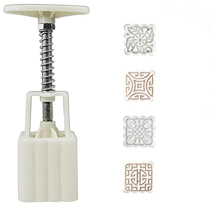 Plastic Mooncake Mould 100g/50g Cookie Cutter with Cookie Stamp Moon Chocolate Cake Mold Moon Cake Mould/Cookie Presses