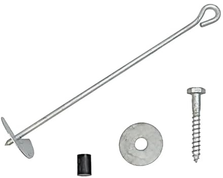 SLAHAJ trampoline parts Trampoline Accessories Ground Anchor Earth Anchor For Fence Posts Car Ports Trampolines