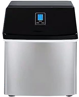Xumh2024-3 Camping 25KG/24H Macchina for Il Ghiaccio Generatore Elettrico Dispositivo di Raffreddamento Mini Ice Cube Maker Elettrodomestico da Cucina for Bar Ristoranti Hotel per Casa/Cucina/Bar