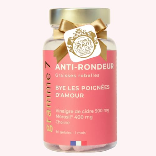 Morosil® 400 mg - Brûleur de Graisse Puissant - Vinaigre de Cidre 500 mg - Choline - Perte de Poids & de Graisse Abdominale - 60 Gélules - Vegan - Fabriqué en France