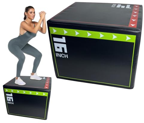 Sprungbox, Step-Up-Box, Sprungbox, Step-Up-Box, Plattformen und Sprung-Agility-Box, vielseitige, robuste Plyo-Box, Kraft-Kreuztraining, Fitnessstudio, Fitness, Workout-Ausrüstung