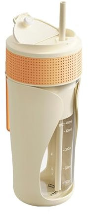 Licuadora portátil de 450 ml, exprimidor con potencia de trituración de hielo, botellas de mezcla recargables USB C, exprimidor de frutas y verduras