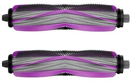EUREKA Brosse à Rouleau 2 Pièces pour E20 Evo Plus Aspirateur Robot, Lot de 2 Brosse Rouleau Principale pour E20 Evo Plus Robot Aspirateur Laveur avec Station Auto Vidange