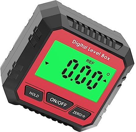 Gatuida Inclinómetro Digital Medidor De Ángulos Caja De Digital Para Carpintería y Construcción Buscador De Ángulos