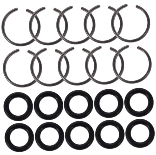 DECOMELODY 10juegos Anillos De Retención Para Llave Eléctrica Anillo De Fricción Junta Tórica Para Mantenimiento De Automóviles
