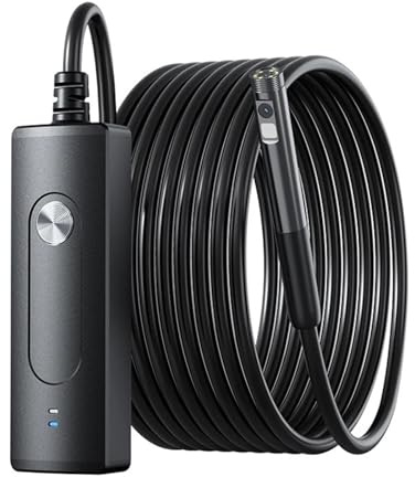 Trådlös endoskopkamera 1080P HD 8mm IP67 Vattentät lins WiFi-inspektionskamera 2000mA batteri Snakekamera(3M,Single lens)
