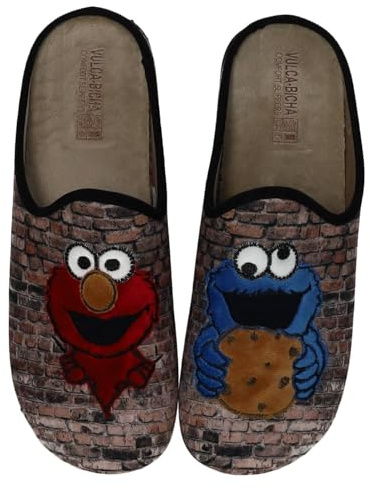 VULCA-BICHA 4815 Zapatillas casa Vulca-Bicha con Plantilla extraíble y diseño Divertido Hombre Zapatillas CASA