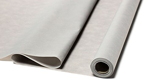 Premium Tischdecke aus Vlies | 1,2 x 20m | grau | 80g/m² | abwaschbar | leicht zuzuschneiden | mit Lotuseffekt