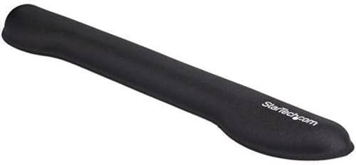StarTech Handballenauflage für Tastatur, Gel, Rutschfest, Schwarz (WRSTRST) | Ergonomisch, Handgelenkauflage, Hand- und Armauflage, Schaumstoff, Für Sitz-Steh-Arbeitsplätze, Kompakt
