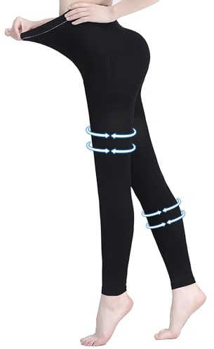 AMZAM® Medical Compression Pantyhose for Women & Men,Opaque, Firm Support 15-20mmHg Graduated Compression Stockings, Help Relieve Swelling Edema Varicose Veins, Nursing