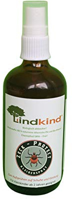 Lindkind Zeck - Protect Anti Zecken - Spray 100 ml Zecken Spray Kleiderspray aus Bio - Produkten