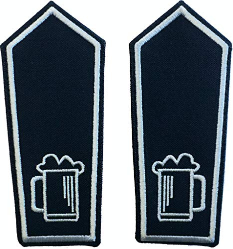Dienstgrad-Schulterklappen NRW Spezial ohne Knöpfe: Leitender Getränkewart (silber/silber)
