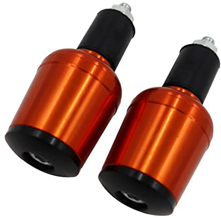 2 Piezas Tapón Para Manillar De Moto, Enchufe Del Manillar De La Motocicleta Enchufe De Mango Anti-caída Motocicleta Antivibración Bar Extremo De Tapón Pesos De Manillar, Para Motos Y Bicicletas