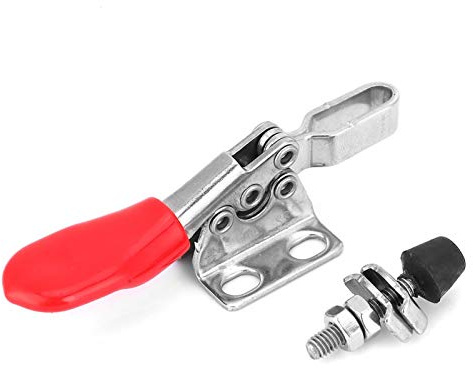 Kniehebelspanner, Handwerkzeug-Knebelspanner, Schnellspanner-Knebelspanner aus Edelstahl 304, horizontale Befestigung, Haltekapazität 280 kg