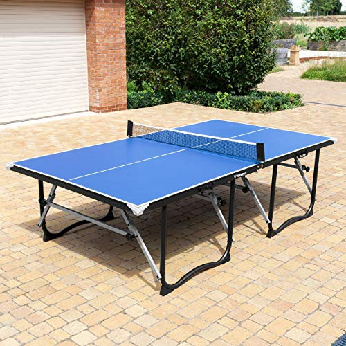 Vermont zusammenklappbarer Tischtennis-Tisch - EIN hochwertiger & professioneller PingPong Tisch - Diese Tischtennisplatte ist in weniger Minuten einsatzbereit (Tisch nur)