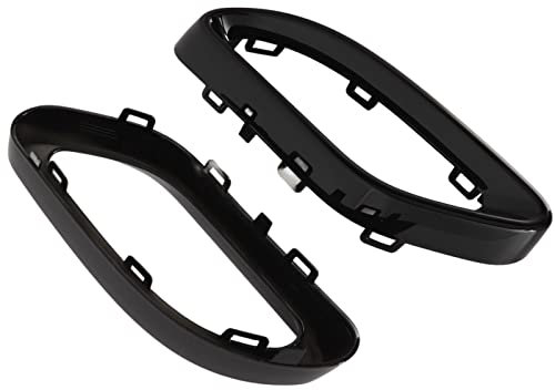 W177 Auspuffblende Schwarz,Tbest C Klasse Auspuffblende,Auspuffblende C Klasse W205,Auspuffblenden-Abdeng,Schwarz,Glänzend,Ersatz Für ‑ A B C E Glc Cls‑Klasse W177 W247 W205 W213 X253 C257,Umlaufende