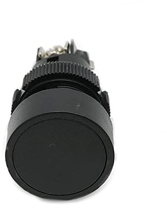 BRART 1 Stück 22 mm Momentary Selbstausruhen-Druckknopfschalter NO+NC XB2-EA142 XB2-EA145 XB2-EA155 (Farbe: Schwarz Nr. nc)