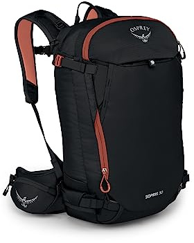 Osprey Sopris 30L Ski and Snowboard Backpack, Black