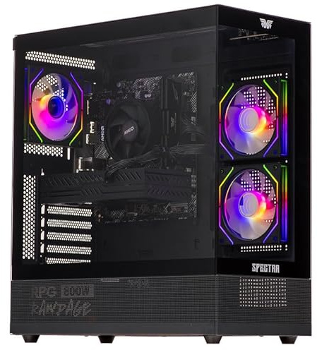 Veno Scorp Gaming PC AMD Ryzen 5 5500 Processor Nvidia RTX 4060 8GB Graphics Card - 32GB 3200MHz Ram - 1TB NVMe SSD - 800W PSU - Windows 11 - WiFi - Neonzilla