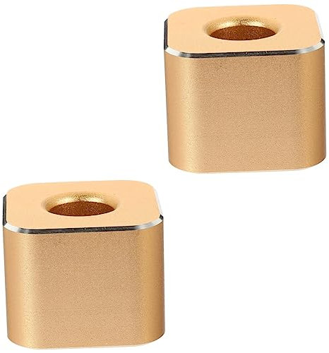 Abaodam 2stücke Stifthalter Für Schreibtisch Organizer Mit Rundem Für Füllfederhalter Und Quill-pens Platzsparend Für Büro Schule Und Zuhause Goldfarben Langlebig Und Stilvoll
