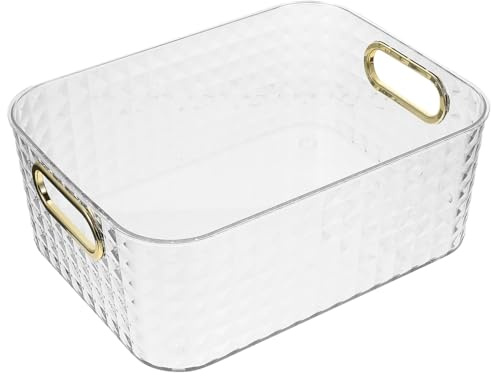Scatola Porta Oggetti da Tavolo Rettangolare in Plastico | Utensili da Cucina e Attrezzi, Capienza Adeguata, Resistente a Rottura e Usura