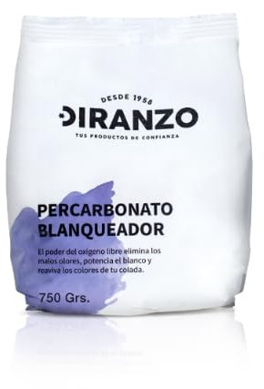 FAMILYCOM. Percarbonato Blanqueador Diranzo 750g. 100% Puro, Quitamanchas, Higienizante.