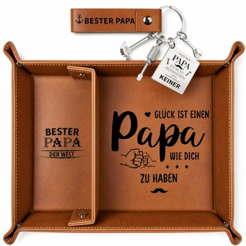 Papa Geschenk Geburtstag, Weihnachten Vatertagsgeschenk Geburtstagsgeschenk Geschenke für Papa, Schreibtisch Organizer Geschenk Papa Geburtstag Vater Geschenk