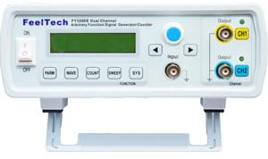 FeelTech Generador de señal industrial FY3200S 6/12/20/24/25MHz Digital DDS doble canal función fuente Arbitraria forma de onda/medidor de frecuencia de pulso(FY3200S 6Mhz)