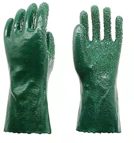 1 par Guantes Peladores de Patatas, Guantes Limpiadores de Látex, Guantes Pelador Profesional para Pelar Verduras, Frutas, Pescado Escamas, Guantes Antideslizantes