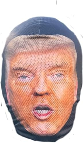 PGWEAR Balaclava Netz „Donald“ – Sturmhaube mit Motiv – Leichte Gesichtsmaske aus Mesh – Streetwear, Outdoor, Festival