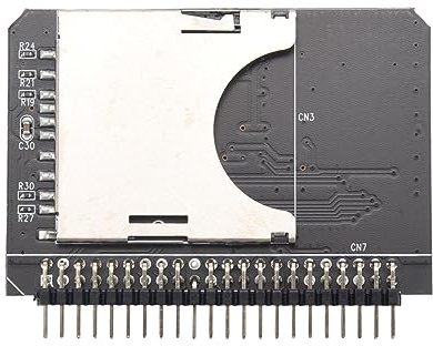Quystetes Carte mémoire numérique SD/SDHC/SDXC/MMC pour ordinateur portable 2,5 vers IDE 44 broches mâle adaptateur SD 3.0 convertisseur disque dur carte adaptateur carte