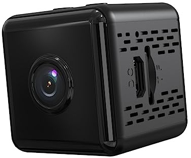 Operitacx 1080p Kabellose Überwachungskamera mit Bewegungserkennung Nachtsicht Heim und Büro Systemkamera Fernkamera für Innen und Außen (schwarz