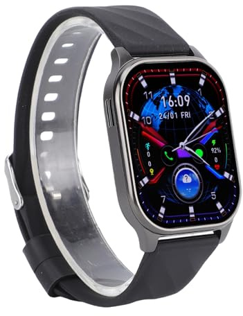 Yechiry Orologio Smart Bluetooth, Orologio Fitness con Batteria a Lunga Durata, Schermo HD da 2,04 Pollici e Modalità Sportive Multiple, Smartwatch Impermeabile, Supporta Il Nuoto