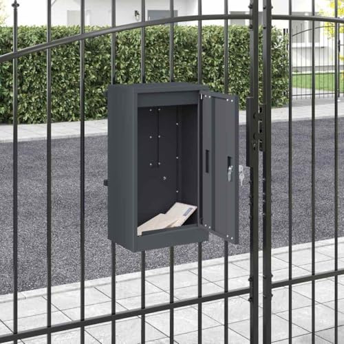 Générique boîte aux Lettres Anthracite 30 x 23 x 55 cm Acier,Maison & Jardin,Décorations,Boîtes aux Lettres,Anthracite,6.4 KG,874949
